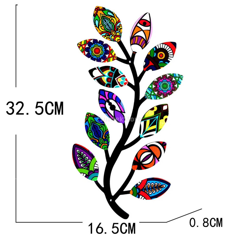 Metallist puuoks seinakaunistus Rauast kunsti ornament magamistoa jaoks siseõue siseõue jaoks Dekoratiivne seinakaunistused akna kunstiteosed rippuvad