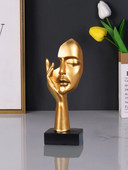 1gb Individualitāte Abstract Art Mask Varonis Ornaments Radošums Klusums ir zelts Sveķu Amatniecība Ieejas vīna skapja rotājumi