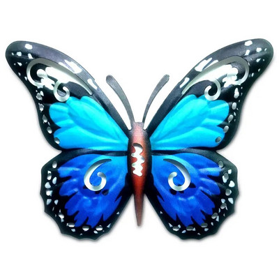 Vas gekkó fali díszek otthoni fali dekoráció szimuláció valósághű fém kolibri gyík szobrok kerti szobor