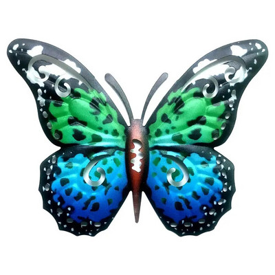 Vas gekkó fali díszek otthoni fali dekoráció szimuláció valósághű fém kolibri gyík szobrok kerti szobor