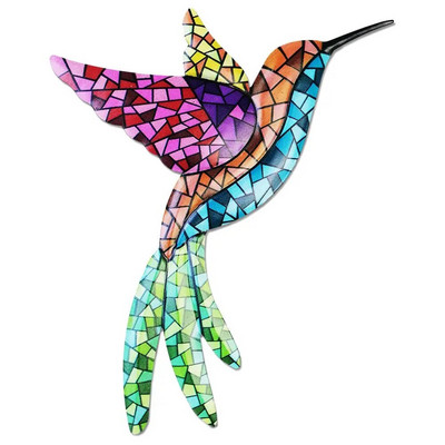 Vas gekkó fali díszek otthoni fali dekoráció szimuláció valósághű fém kolibri gyík szobrok kerti szobor