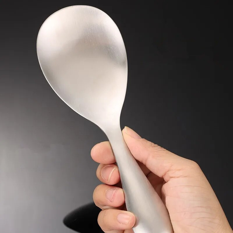 Köök roostevabast terasest õõnsa käepidemega riisilusikas kleepumisvastane suure mahutavusega supilusikas kurn Süvenda paksendada sööginõusid