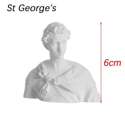 Mini gipsz szobor Görög mitológia Hírességek Híres szobrok Figurák Rajz gyakorlat Gipsz mellszobor portrék