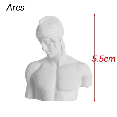 Mini gipsz szobor Görög mitológia Hírességek Híres szobrok Figurák Rajz gyakorlat Gipsz mellszobor portrék