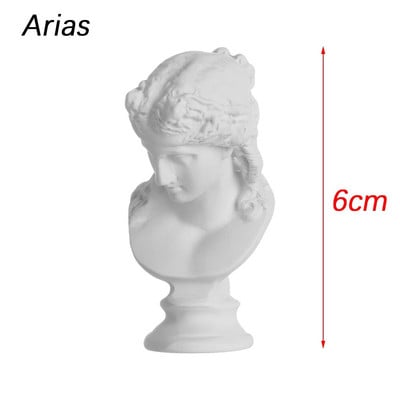 Mini gipsz szobor Görög mitológia Hírességek Híres szobrok Figurák Rajz gyakorlat Gipsz mellszobor portrék