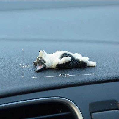 Mini Corgi Automobilių apdaila Derva Amatai Šunų Stalo apdaila Dekoracija Imitacija Tortų Kepimo Papuošimas Kawaii Priedai