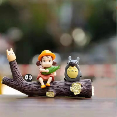 Mans kaimiņš Totoro Miniatūras Ornaments Japāņu karikatūra Totoro Dekorācija Mājas istabas dekors Dārza Galds Jauki rotājumi Miniatūras