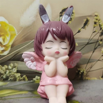 Κινούμενα σχέδια για κορίτσια ειδώλια μπαλαρίνα άγαλμα αγγέλου Χαριτωμένο διακοσμητικό ντεκόρ επιφάνειας εργασίας Μινιατούρες κορίτσι μπαλέτου Αξιολάτρευτο διακοσμητικό ταμπλό