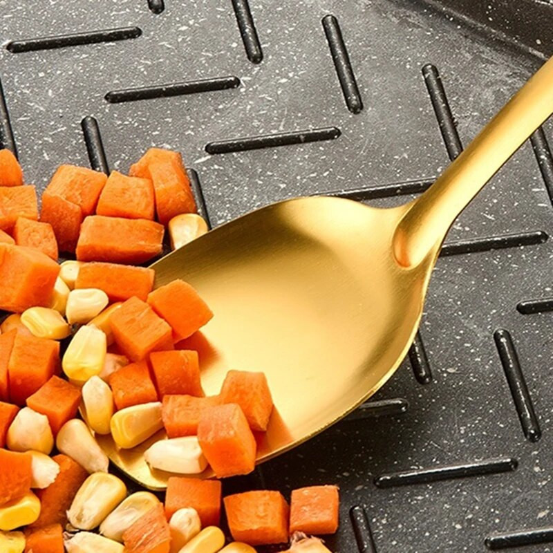 Korejas nerūsējošā tērauda virtuves gatavošanas piederumi Virtuves piederumi Piekarināmi Vakariņu zupa Caurduris Cepšanas lāpstiņa Sadzīves piederumi