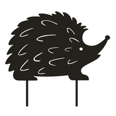 Puikus Ežiuko kuoliuko ornamentas Kūrybinis akrilinis ežiuko kuolo sodas Įterpiamasis ženklas Antikorozinis sodo kuolas namų dekoras