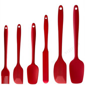 Silikona lāpstiņa konditorejas izstrādājumu kūkas skrāpis Nelipīgs sviesta smērētājs burciņa blenderis virtuves lāpstiņa Ēdienu gatavošana cepšanas piederumi.