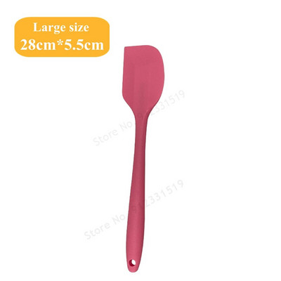 Silikona lāpstiņa konditorejas izstrādājumu kūkas skrāpis Nelipīgs sviesta smērētājs burciņa blenderis virtuves lāpstiņa Ēdienu gatavošana cepšanas piederumi.