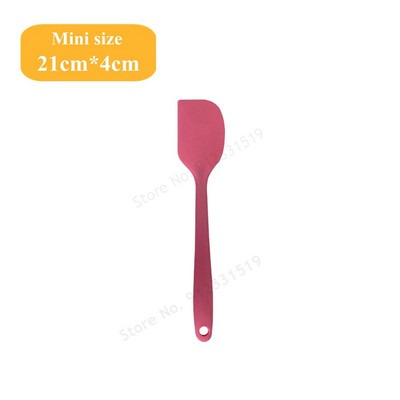 Silikona lāpstiņa konditorejas izstrādājumu kūkas skrāpis Nelipīgs sviesta smērētājs burciņa blenderis virtuves lāpstiņa Ēdienu gatavošana cepšanas piederumi.