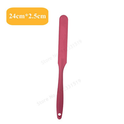 Silikona lāpstiņa konditorejas izstrādājumu kūkas skrāpis Nelipīgs sviesta smērētājs burciņa blenderis virtuves lāpstiņa Ēdienu gatavošana cepšanas piederumi.