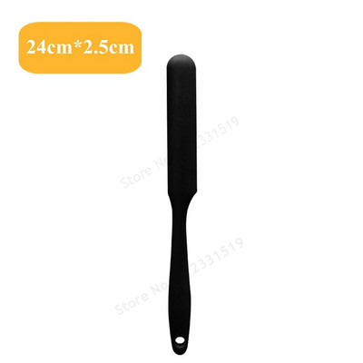 Silikona lāpstiņa konditorejas izstrādājumu kūkas skrāpis Nelipīgs sviesta smērētājs burciņa blenderis virtuves lāpstiņa Ēdienu gatavošana cepšanas piederumi.