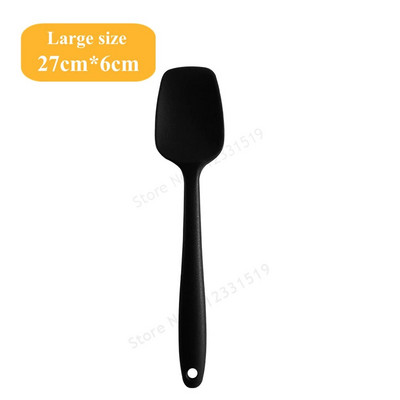 Silikona lāpstiņa konditorejas izstrādājumu kūkas skrāpis Nelipīgs sviesta smērētājs burciņa blenderis virtuves lāpstiņa Ēdienu gatavošana cepšanas piederumi.