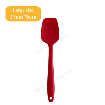 Silikona lāpstiņa konditorejas izstrādājumu kūkas skrāpis Nelipīgs sviesta smērētājs burciņa blenderis virtuves lāpstiņa Ēdienu gatavošana cepšanas piederumi.