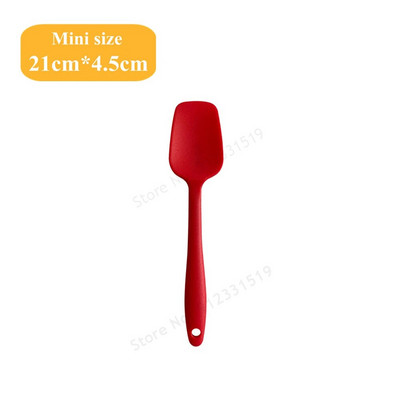 Silikona lāpstiņa konditorejas izstrādājumu kūkas skrāpis Nelipīgs sviesta smērētājs burciņa blenderis virtuves lāpstiņa Ēdienu gatavošana cepšanas piederumi.