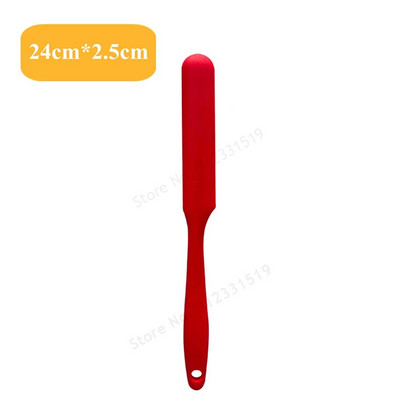 Silikona lāpstiņa konditorejas izstrādājumu kūkas skrāpis Nelipīgs sviesta smērētājs burciņa blenderis virtuves lāpstiņa Ēdienu gatavošana cepšanas piederumi.
