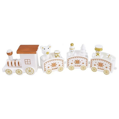 Plastikiniai kalėdiniai traukinio papuošalai Kalėdų vaikų kepinių vakarėlio dekoravimas Namų stalas Kalėdų Naujųjų metų dovanos Kalėdų Senelio amatai