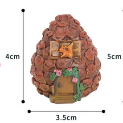 Miniatūras DIY Amatniecība Pasaku figūriņas Mini māja Dārza dekorēšana Mikro ainavu sveķi