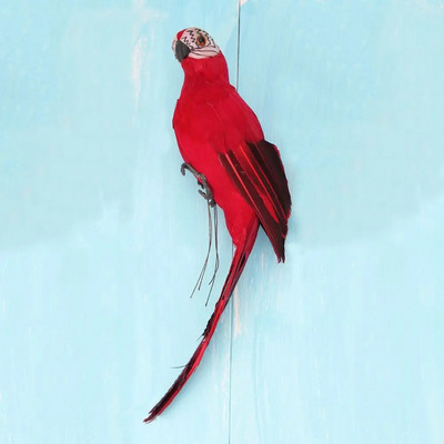 25 cm ar rokām darināts simulācijas papagailis radošās spalvas zāliena figūriņa ornaments dzīvnieks putns dārza rekvizīti 12/13/14/15/16cm