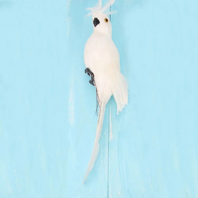 25 cm ar rokām darināts simulācijas papagailis radošās spalvas zāliena figūriņa ornaments dzīvnieks putns dārza rekvizīti 12/13/14/15/16cm