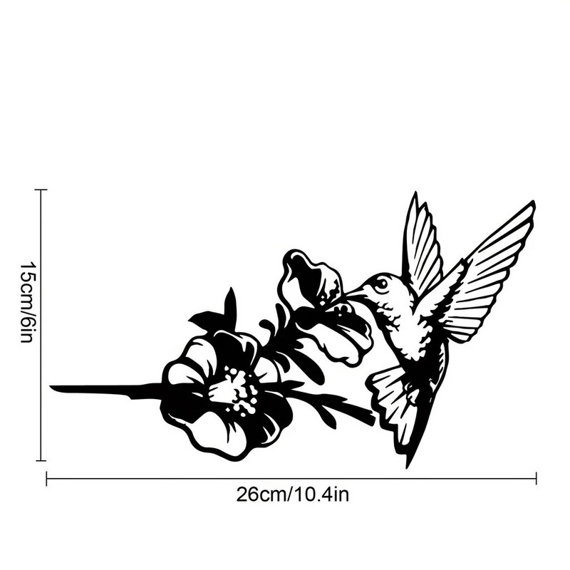 1vnt metalinis kolibrių maitinimo papuošimas kiemo dekoras, metalinis kiemo menas, sodo medžių papuošimai lauke, kiemo dekoras sodo dovana