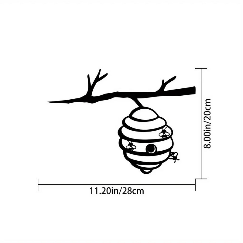 Piešķiriet savam dārzam maģisku pieskārienu ar šo metāla bišu stropu staba zaru Goblin Silhouette dzelzs mākslas dekoru dārza ballīšu dekorēšanai