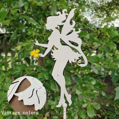 Kalta dzelzs tauriņš dārza statuja siluets skulptūra āra pagalma dekorēšana ūdensizturīgs un laikapstākļiem izturīgs figūriņu pagalma māksla