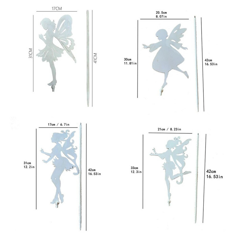 Kalta dzelzs tauriņš dārza statuja siluets skulptūra āra pagalma dekorēšana ūdensizturīgs un laikapstākļiem izturīgs figūriņu pagalma māksla