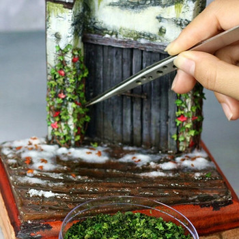 DIY Miniature Leaf 35ml Micro Landscape Leaves Static Model for Bonsai Fairy Garden Decor Sand Table Grass Tufts Accessories
