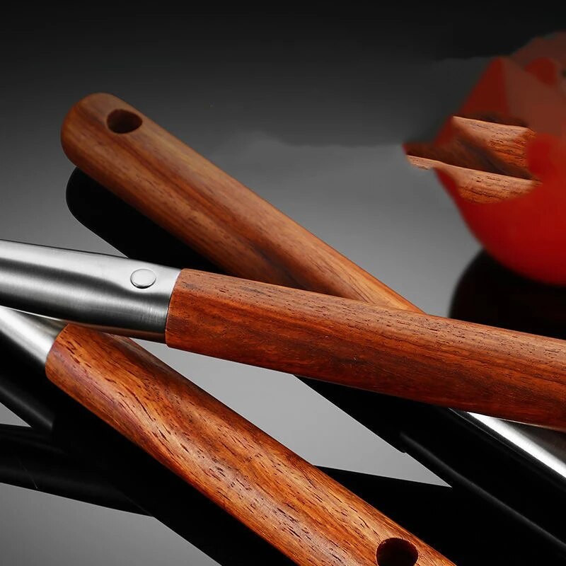 304 Rozsdamentes acél konyhai edények Wok spatula vaskanál szerszámkészlet Spatula főzőfelszerelés Konyhai tartozékok Essentials