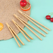 1 tk/4 tk bambusest teenõud teeklambrid puidust röstsaia tangid puidust röster Bagel peekonipressid suhkru jäätee tangid