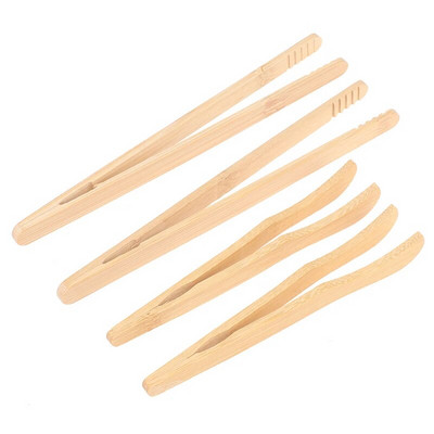 1 tk/4 tk bambusest teenõud teeklambrid puidust röstsaia tangid puidust röster Bagel peekonipressid suhkru jäätee tangid