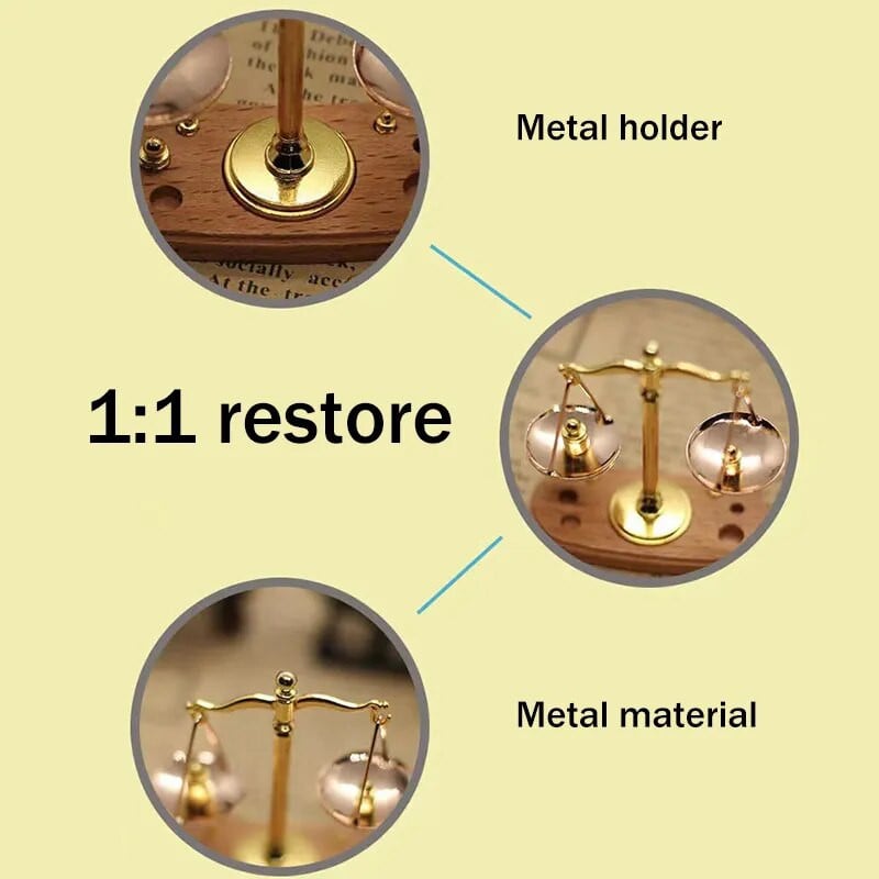 Mini Vintage Balance Svarstyklės Ornamentas Miniatiūriniai Priedai Metaliniai Antikvariniai Justice Svarstyklės Modelis Išskirtinis namų dekoravimas Dovana vaikams