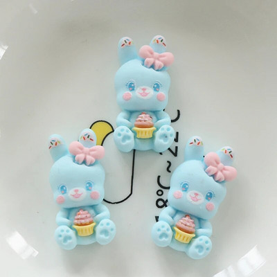 10 gab. Jauna, jauka mini multfilma Lācis Trusis Dzīvnieku sērija Sveķu albums DIY Juvelierizstrādājumi Matadatas Aksesuāri Rotā rokdarbi