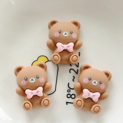 10 gab. Jauna, jauka mini multfilma Lācis Trusis Dzīvnieku sērija Sveķu albums DIY Juvelierizstrādājumi Matadatas Aksesuāri Rotā rokdarbi