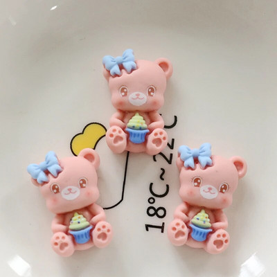 10 gab. Jauna, jauka mini multfilma Lācis Trusis Dzīvnieku sērija Sveķu albums DIY Juvelierizstrādājumi Matadatas Aksesuāri Rotā rokdarbi