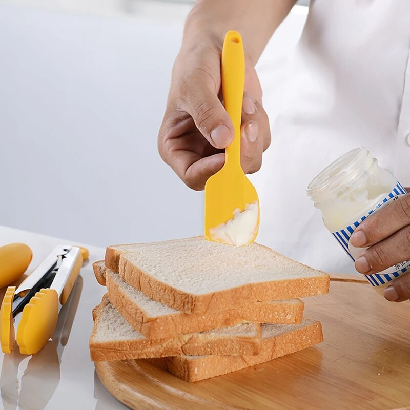 1Gb silikona trauks Universāls silikona lāpstiņa eļļas birste pārtikas standziņas olu putotājs virtuves piederumi DIY cepšanas rīks