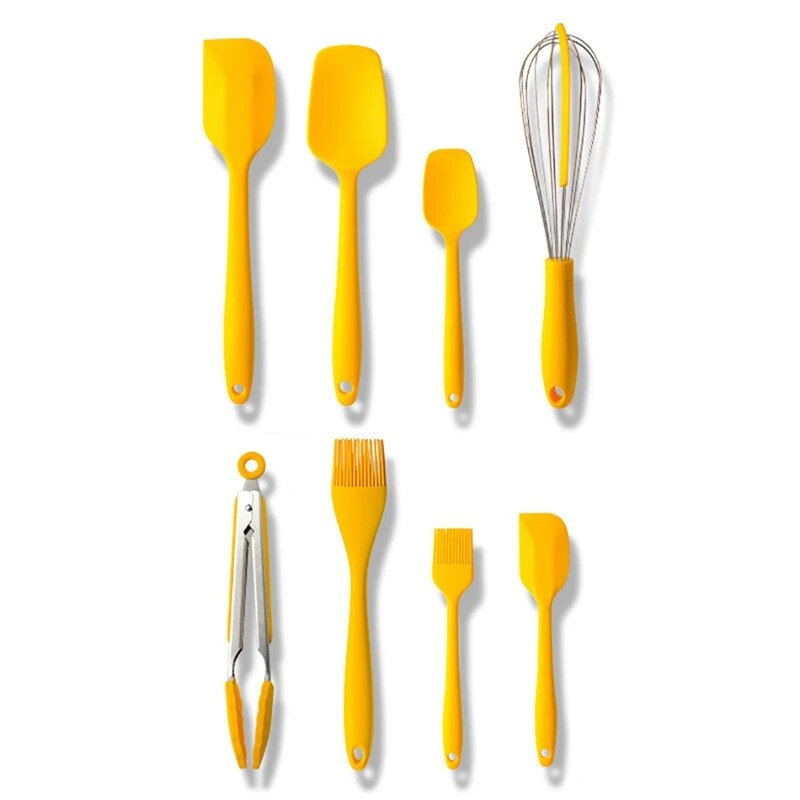 1Gb silikona trauks Universāls silikona lāpstiņa eļļas birste pārtikas standziņas olu putotājs virtuves piederumi DIY cepšanas rīks
