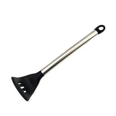 Μαγειρικά σκεύη σιλικόνης Ανοξείδωτη λαβή σπάτουλας με σέσουλα τρυπητό ξύστρα κουζίνας εργαλεία μαγειρικής