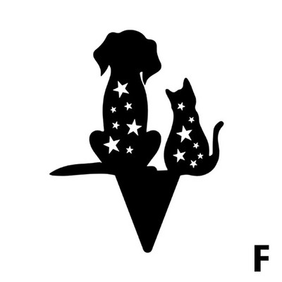 Nagy tyúk fekete cica sziluett dekor csirke nem fém tyúk kertészeti díszekhez akril udvar Művész kert háztáji pázsit