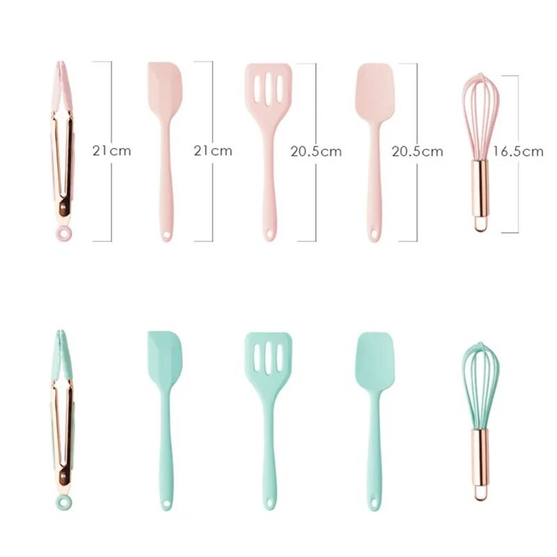 Silikoninis vartytuvas sriubos šaukštas Mentele Šepetėlis grandiklis Makaronų serveris Kiaušinių plakiklis Virtuvės gaminimo įrankiai Virtuvės reikmenys