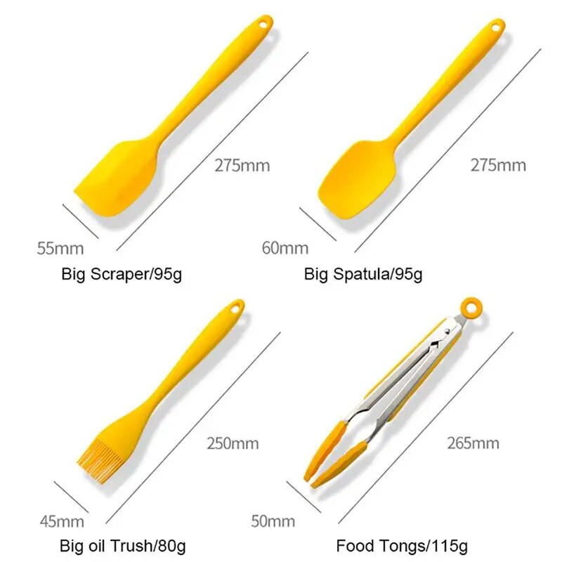 Kapmore 1gab Silikona virtuves trauks Karstumizturīgs Silikona lāpstiņa Eļļas birste Pārtikas Knaibles Olu Instrumenti Virtuves instrumenti Piederumi