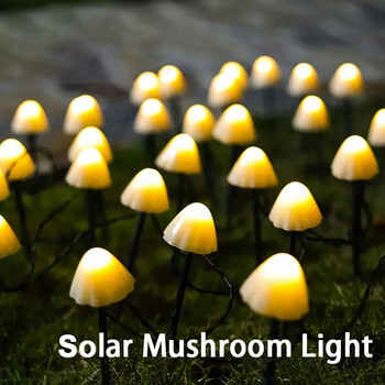 10/30 LED Ηλιακό φως Μανιτάρι Φωτιστικά Κήπου Ηλιακό Φωτιστικό Χλοοτάπητα Εξωτερικού Αδιάβροχο Ηλιακό Φωτιστικό Νεράιδα String Garland Decor Garden