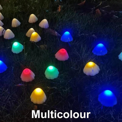 10/30 LED gomba napelemes lámpa kerti lámpák napelemes pázsit lámpa kültéri vízálló napelemes tündéri fényfüzér füzér kerti dekoráció