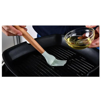 Комплект инструменти за готвене Премиум комплект силиконови прибори Turner Щипки Шпатула Лъжица за супа Незалепваща лопата Четка за масло Кухненски инструмент