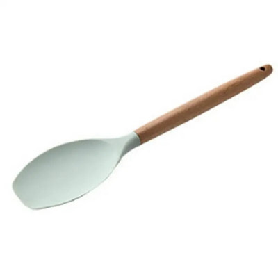 Ēdienu gatavošanas rīku komplekts Premium silikona trauku komplekts Virpošanas knaibles Lāpstiņa zupas karote Nepiedegoša lāpsta eļļas birste virtuves rīks