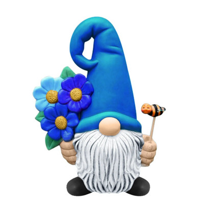 Dervos beveidės nykštukinės lėlės figūrėlės sodas ir gėlės laikančios mažylės rankdarbių namų dekoracijos 2023 m.